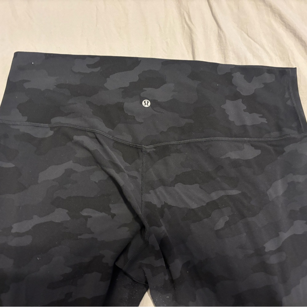 Lululemon Black Camo Leggings